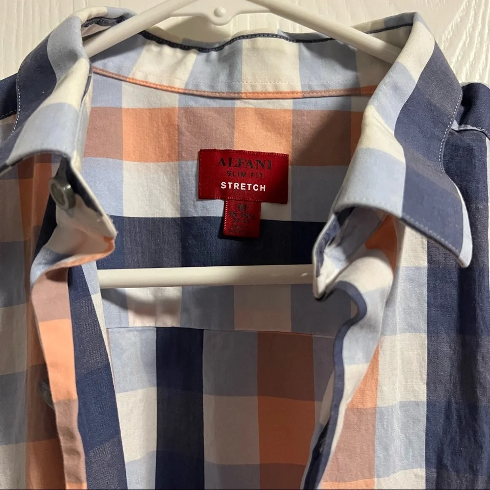 Alfani Slim Fit Medium Men’s Dress Shirt - Picture 2 of 3